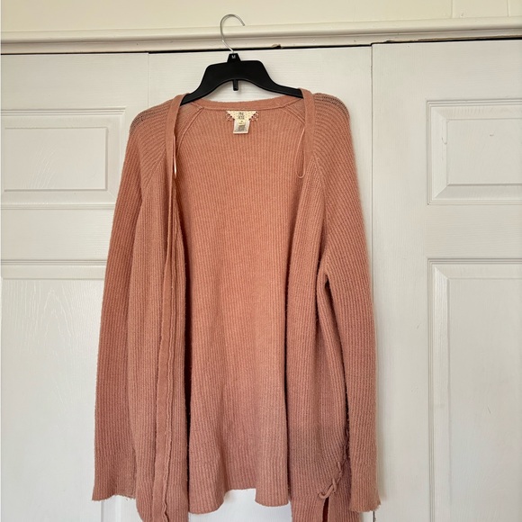 Pink Rose Sweaters - Pink Rose Women's Dusty Pink Cardigan